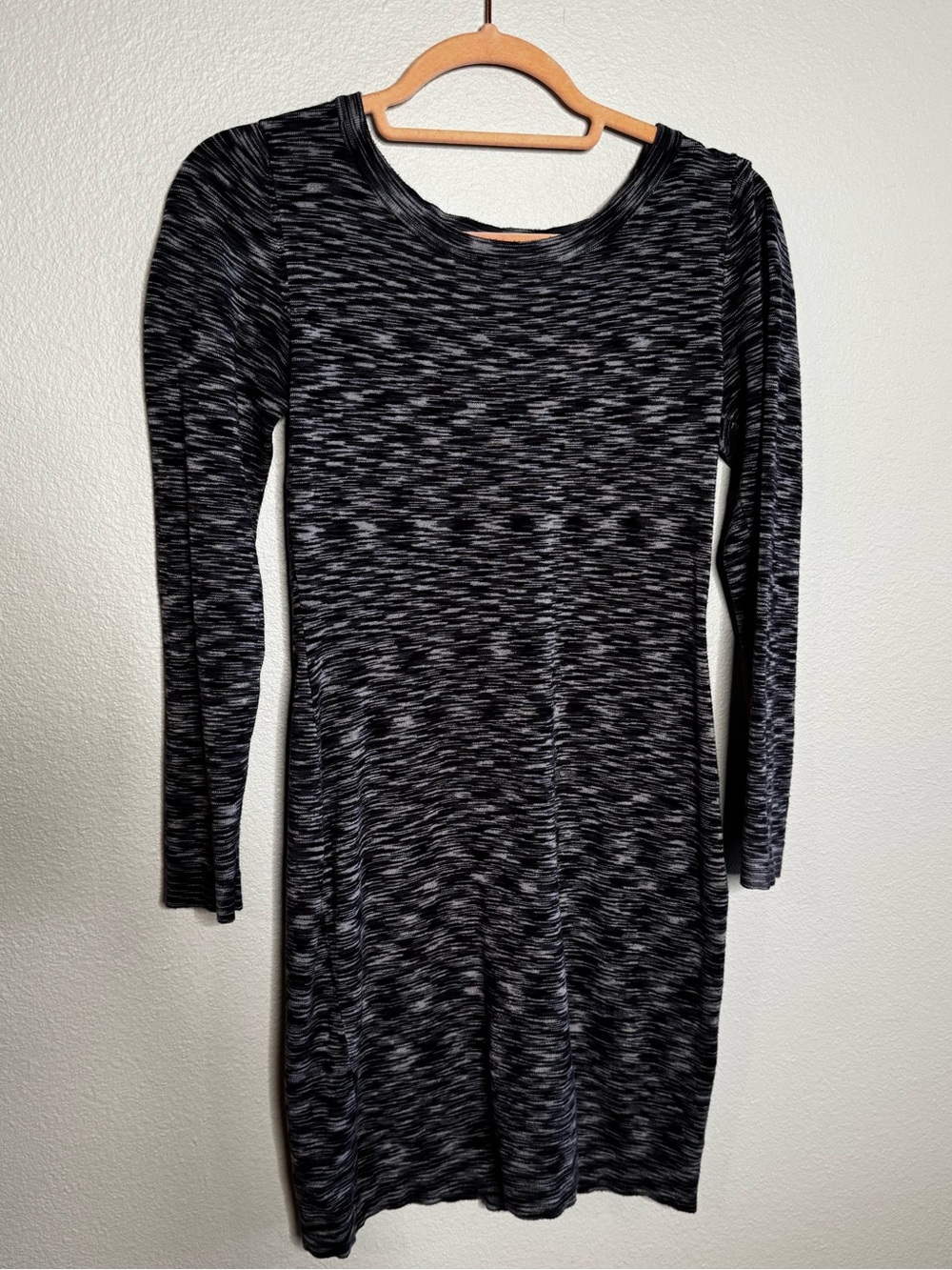 Tart Black Heather Long-Sleeve Bodycon Dress